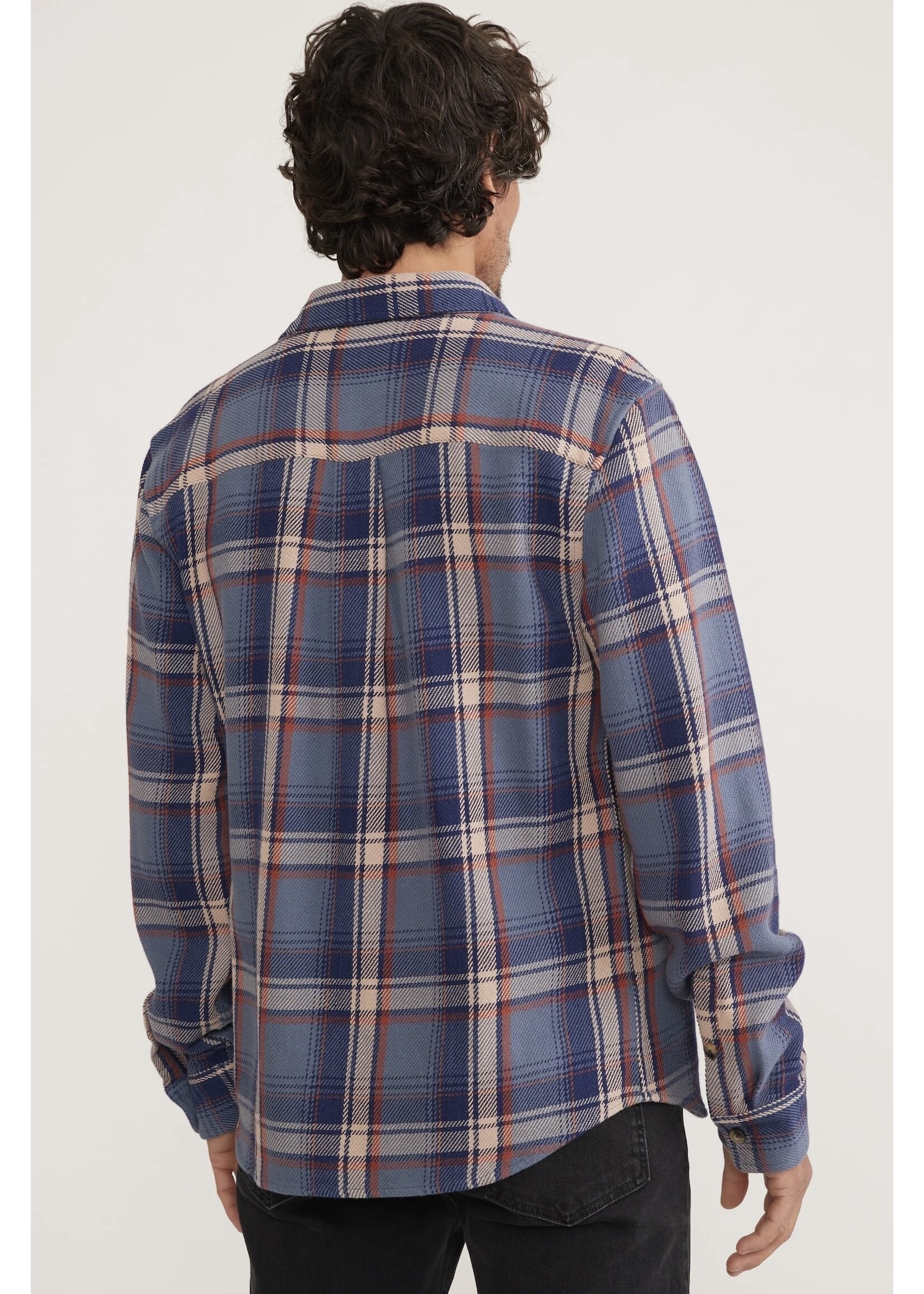 Marine Layer Cole Textured Twill Shirt