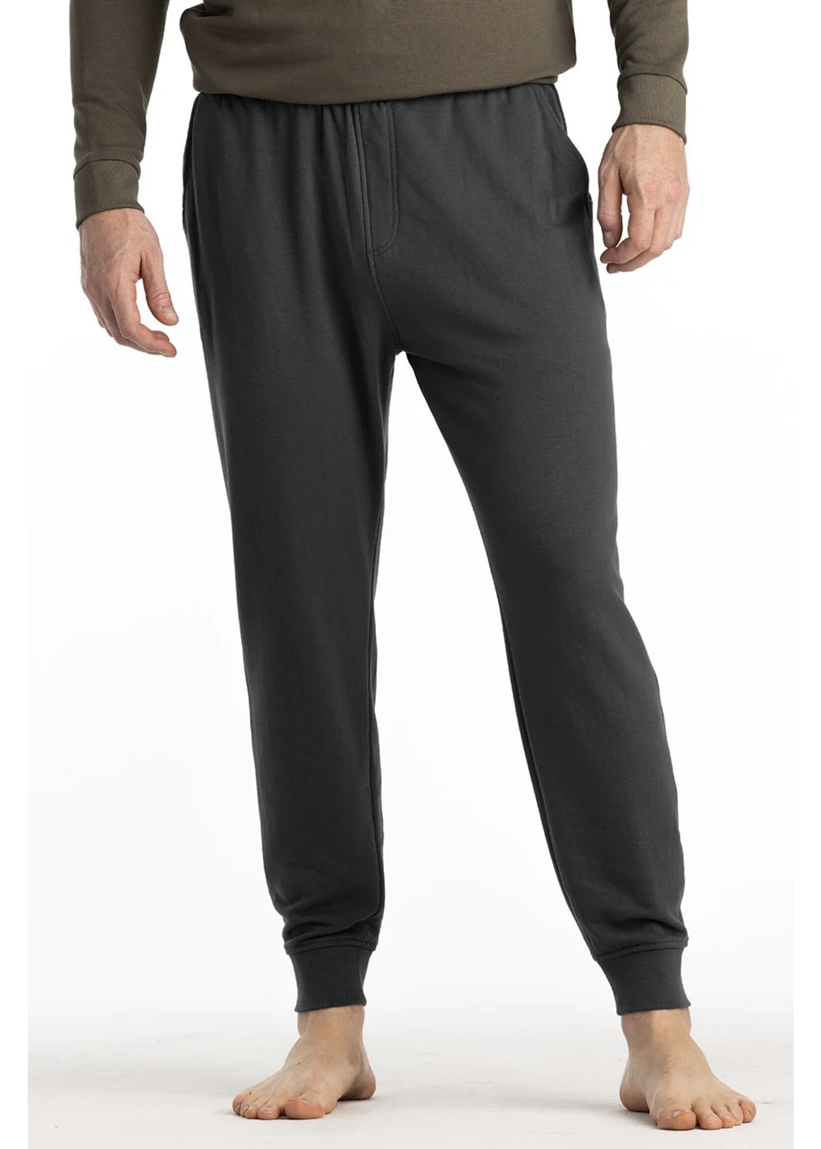 Bamboo Fleece Pant Charcoal – Loko Sport