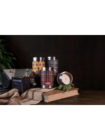 Good & Well Supply Co. Plaid Vintage Canteen Candle