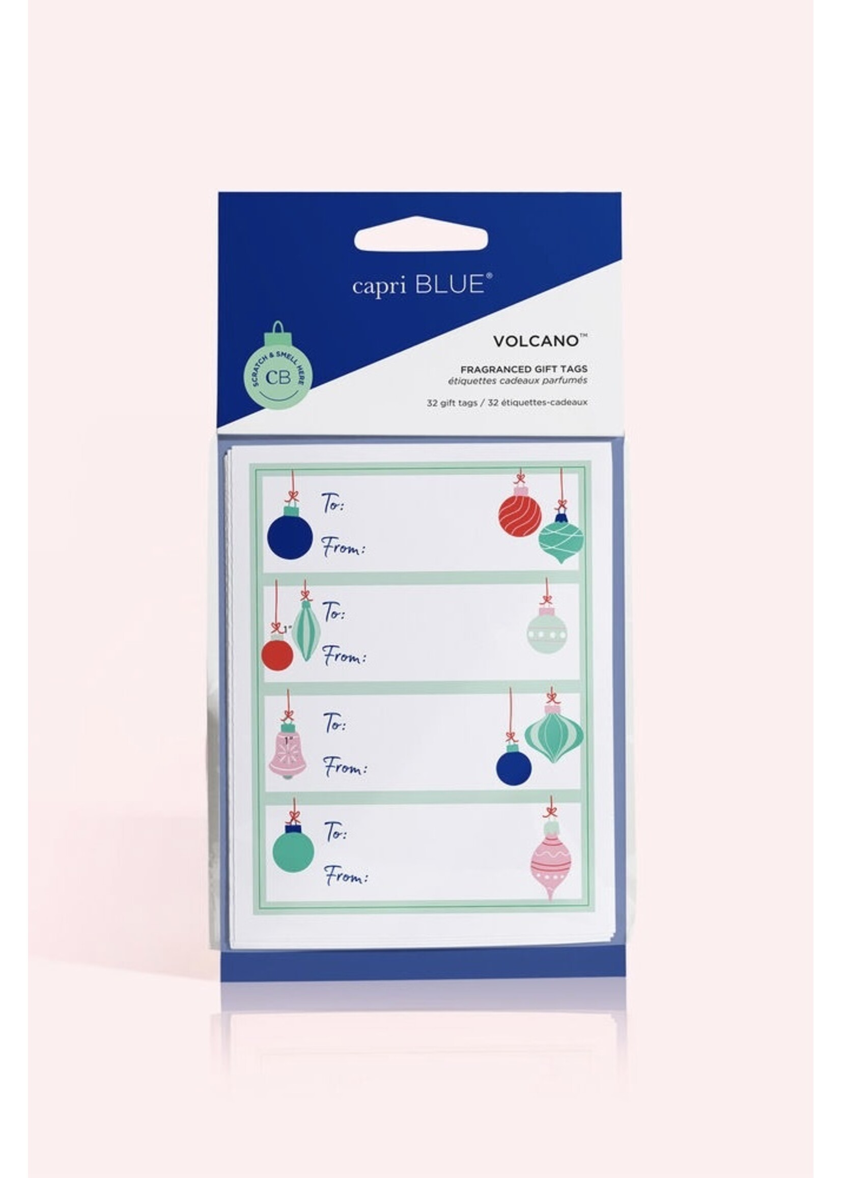 Capri Blue Volcano Fragranced Adhesive Gift tags