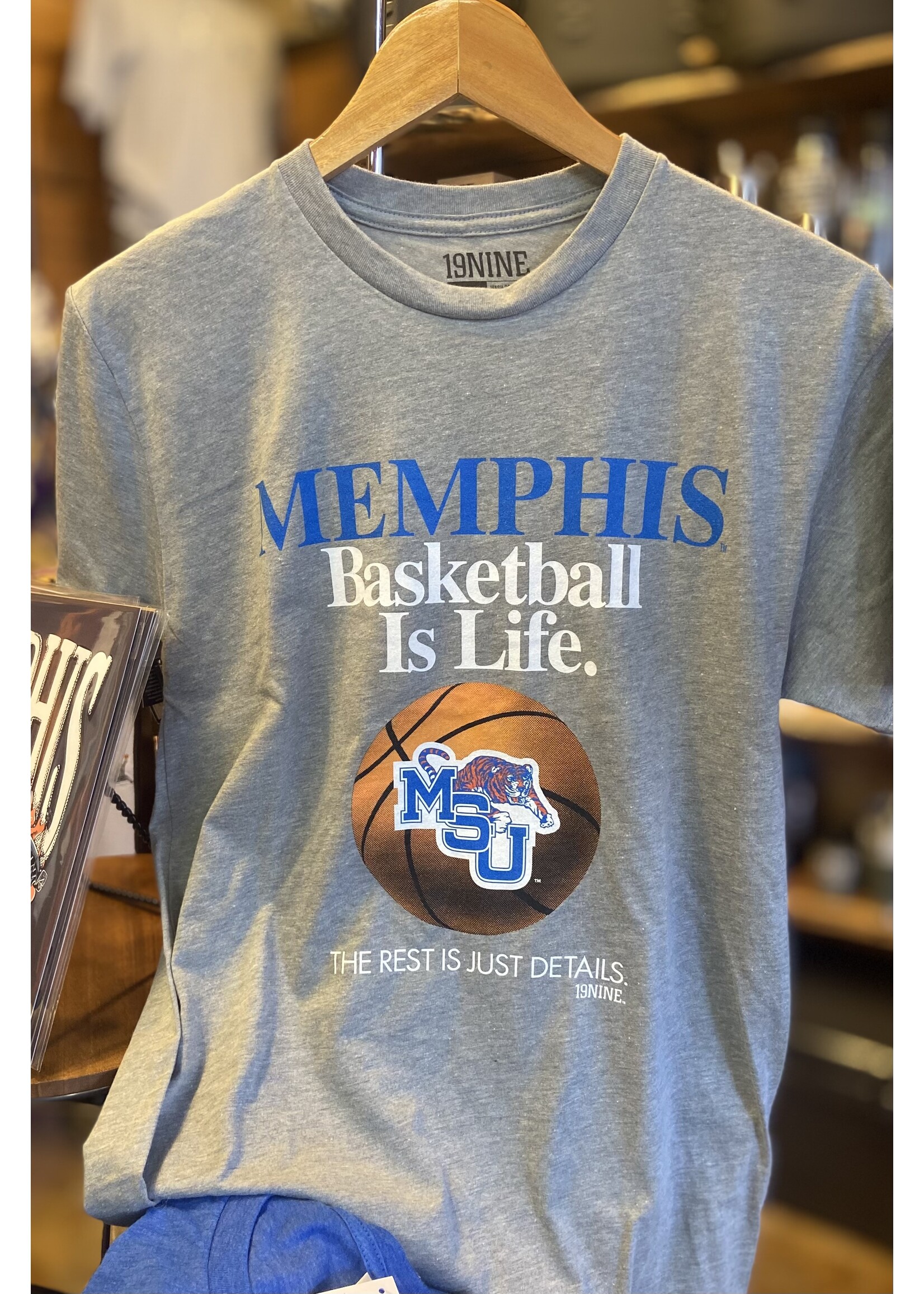 19nine Memphis Basketball Is Life Shirt