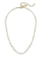 Susan Shaw Freshwater Pearl Single Strand Necklace