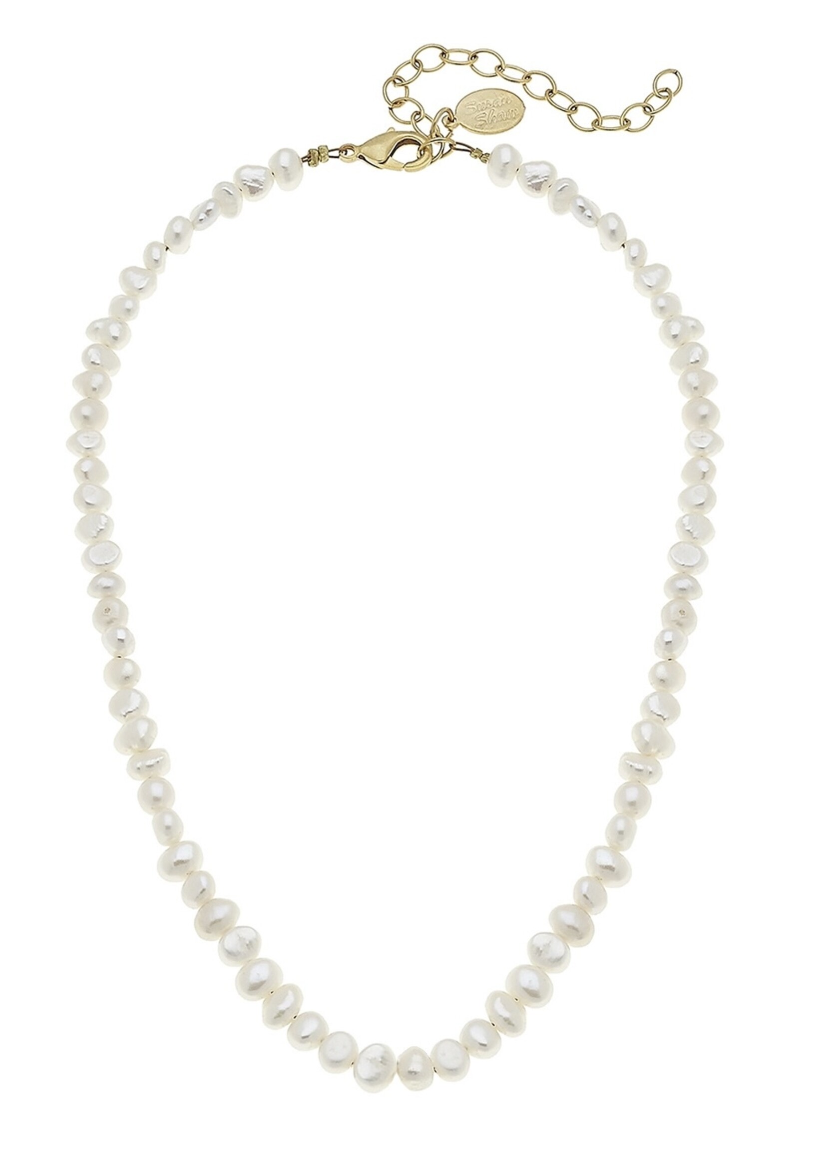 Susan Shaw Freshwater Pearl Single Strand Necklace