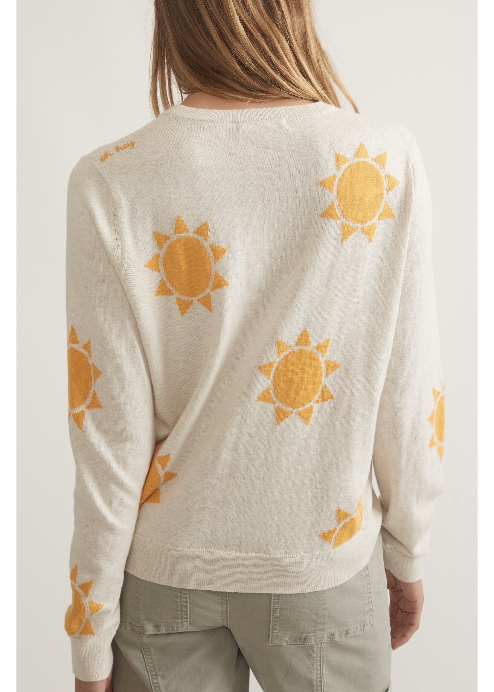 Marine Layer Icon Sweater Sun Print Sun