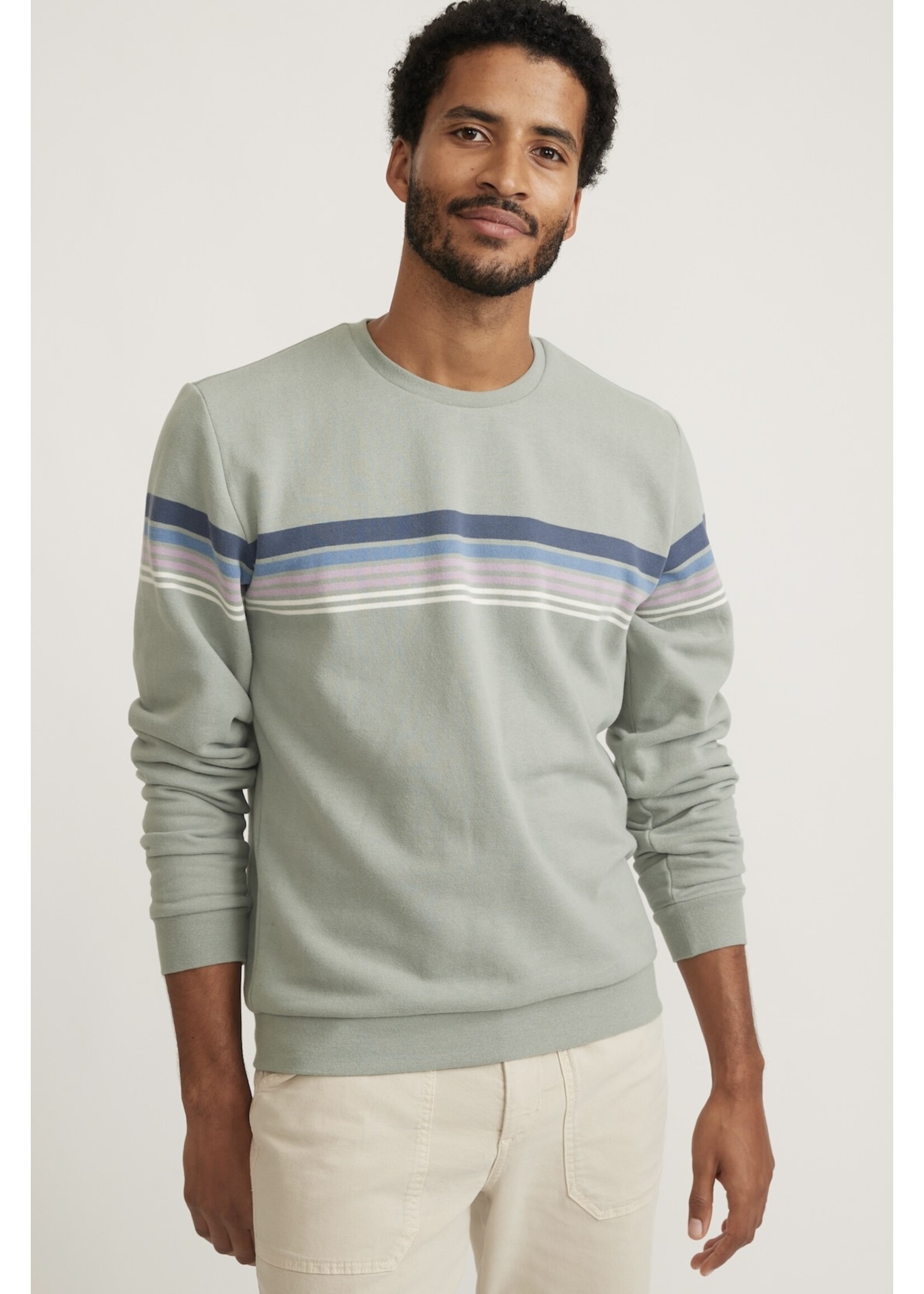 Marine Layer Signature Fleece Crewneck