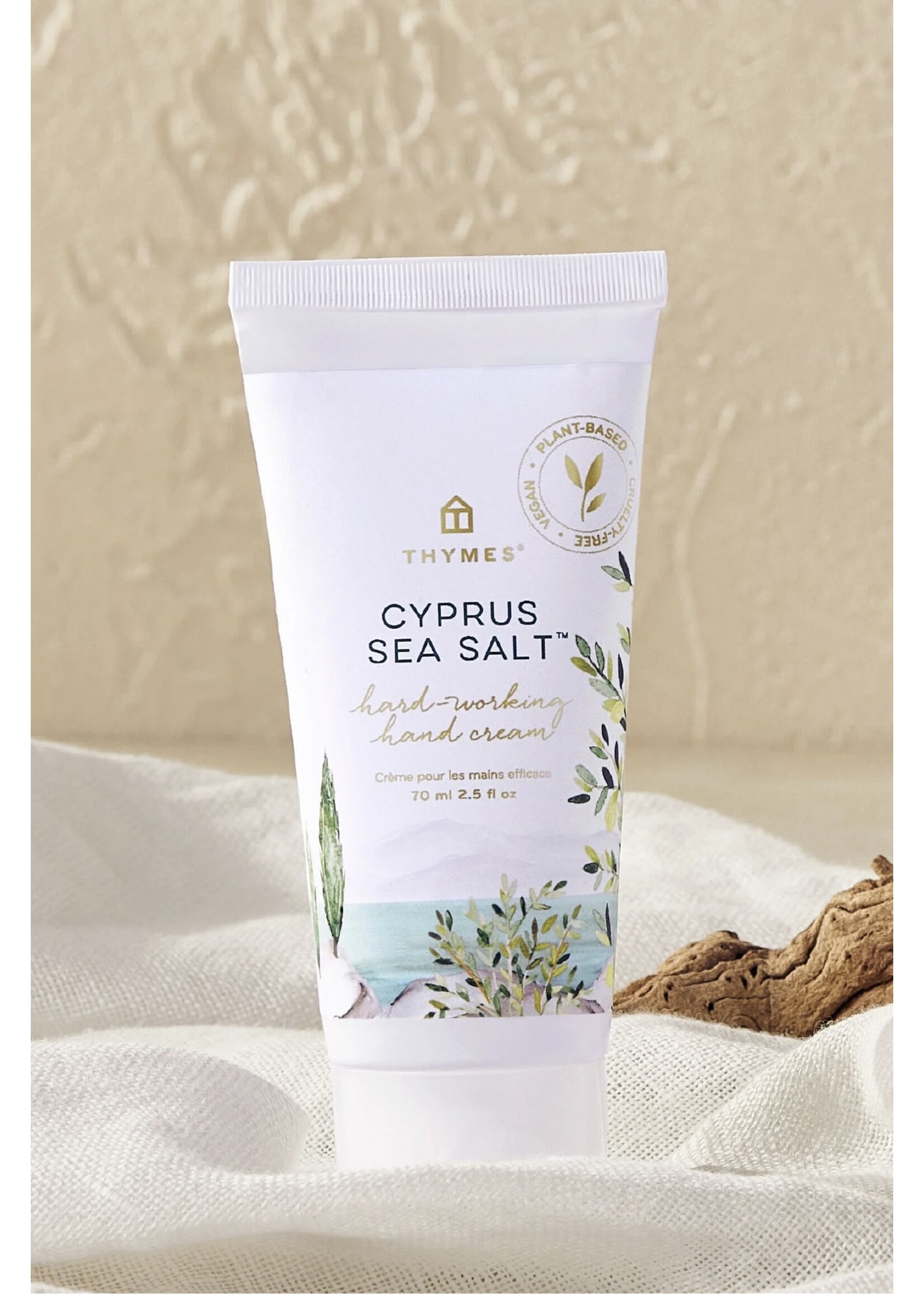 Thymes Cyprus Sea Salt Hard-Working Hand Cream