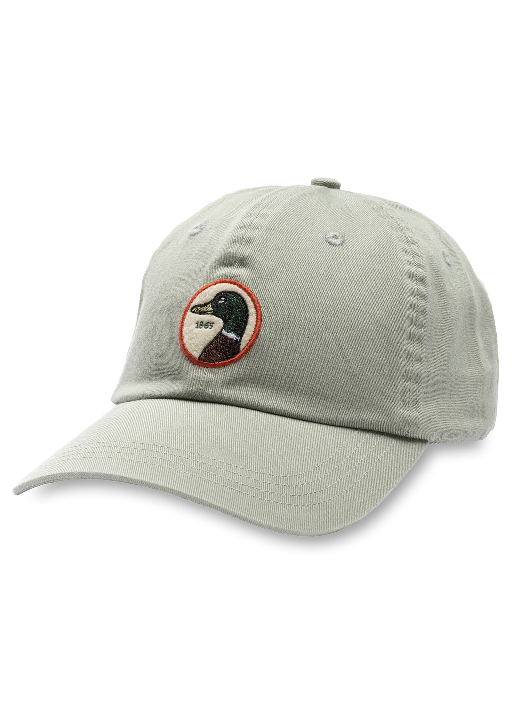 Duck Head Field Gray Hat Circle Stamp