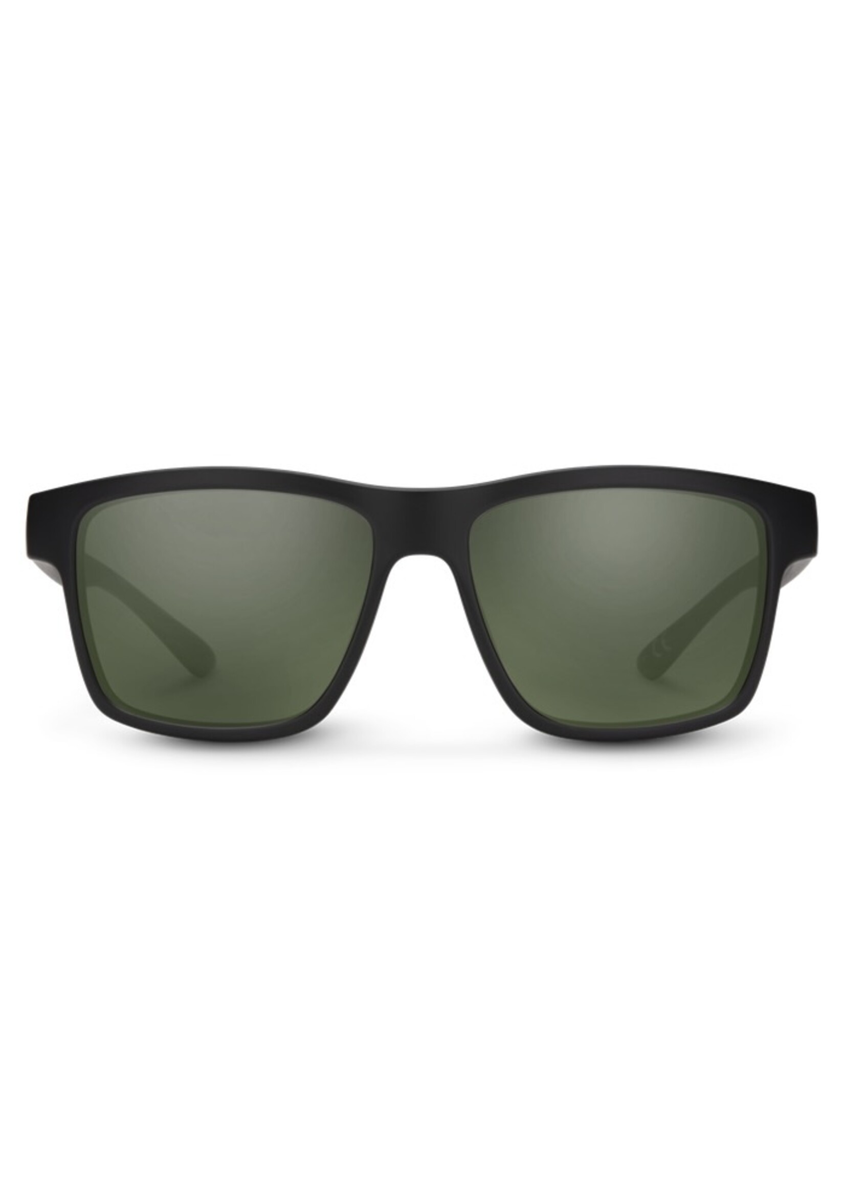 Suncloud A-Team Polarized Sunglasses Matte Black/Polar Gray Green
