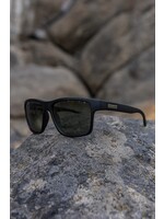 Suncloud A-Team Polarized Sunglasses Matte Black/Polar Gray Green