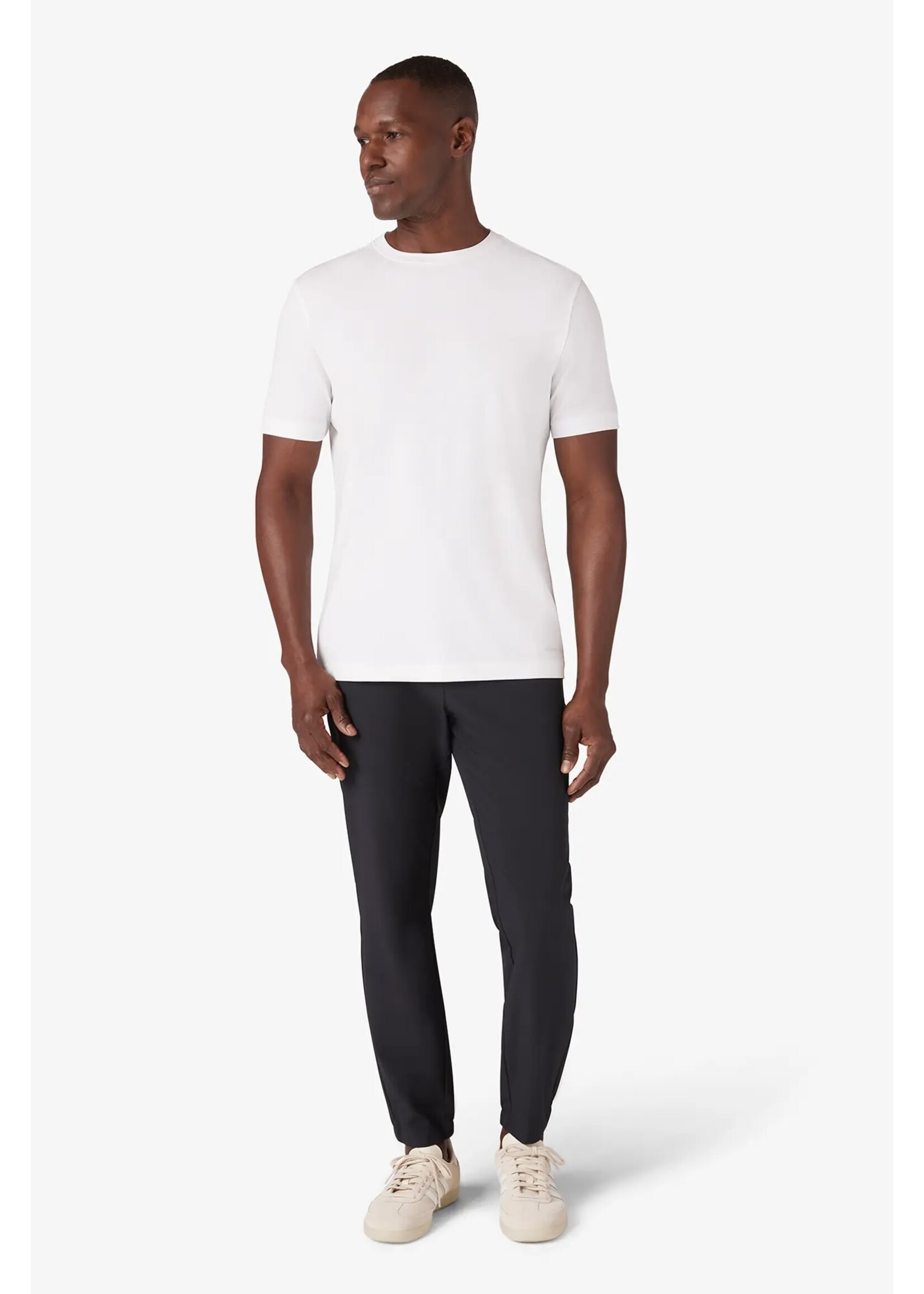 Mizzen + Main Knox SS T-Shirt White Solid