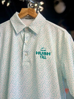 Hush Y'all Mint Happy Hour Polo