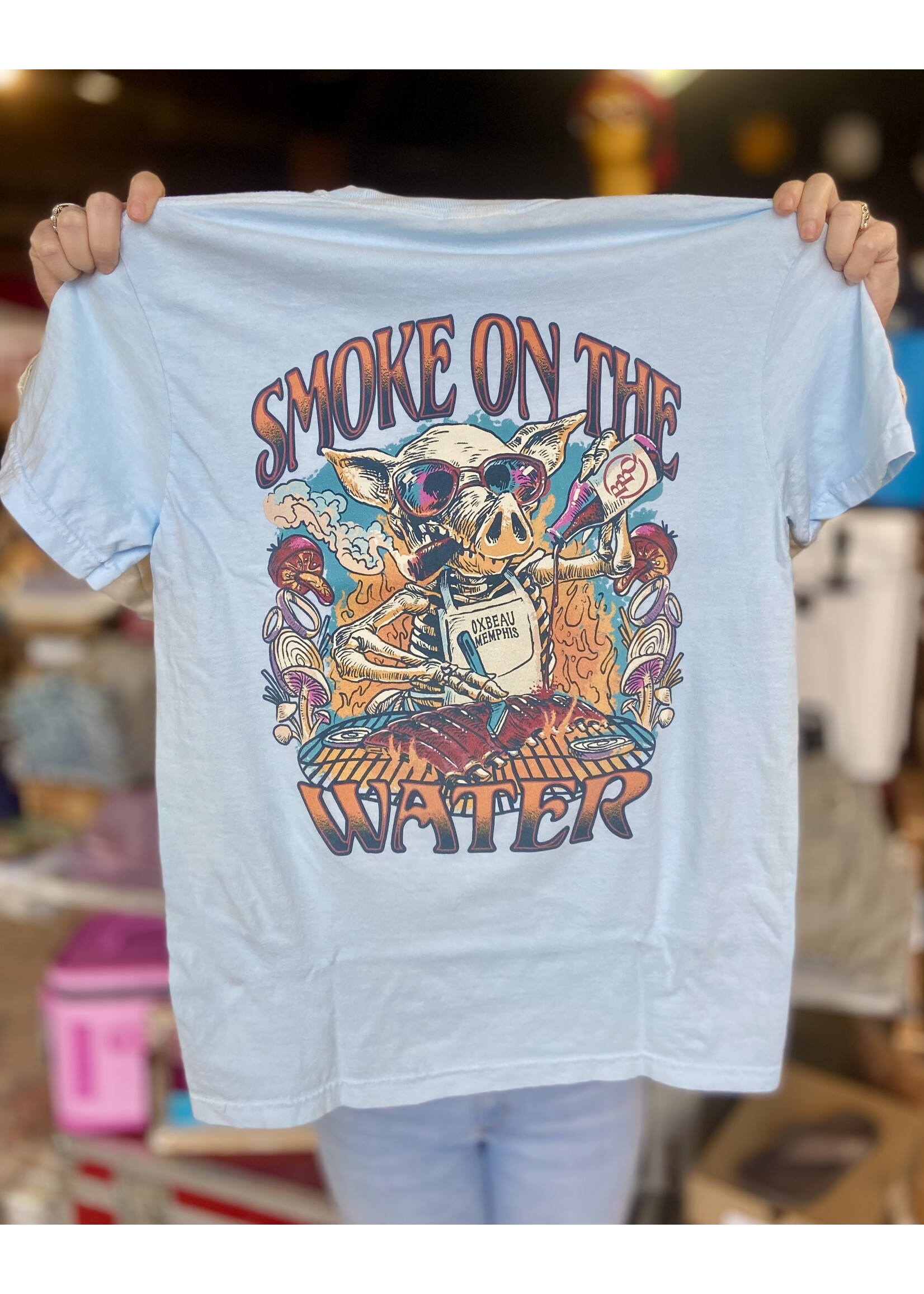 B Unlimited Smoke on the Water Pocket Tee