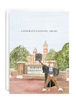 Gracefully Made Art "Congratulations, Grad!" Auburn Graduation Greeting Card