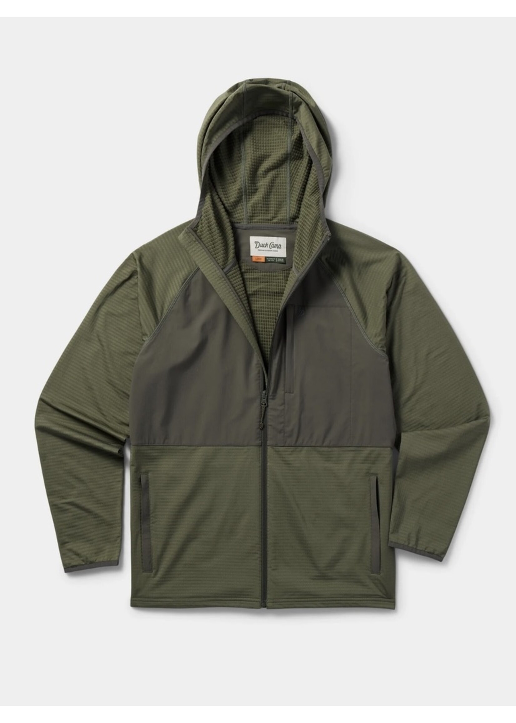 Duck Camp Lightweight Grid Tech Fleece Full Zip