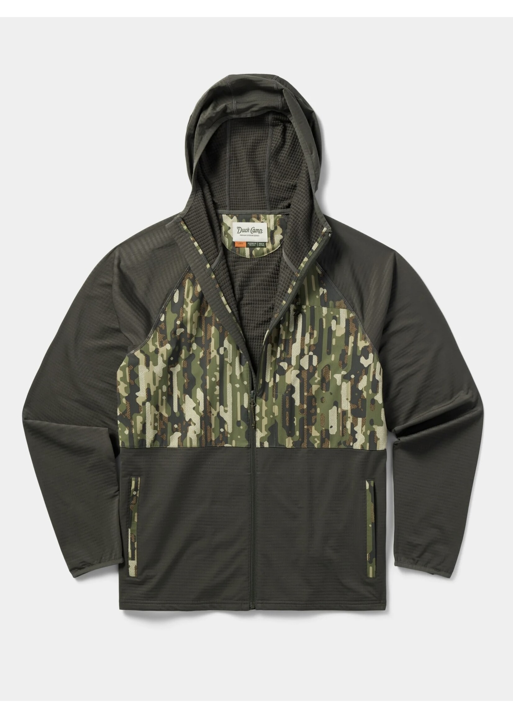Duck Camp Lightweight Grid Tech Fleece Full Zip