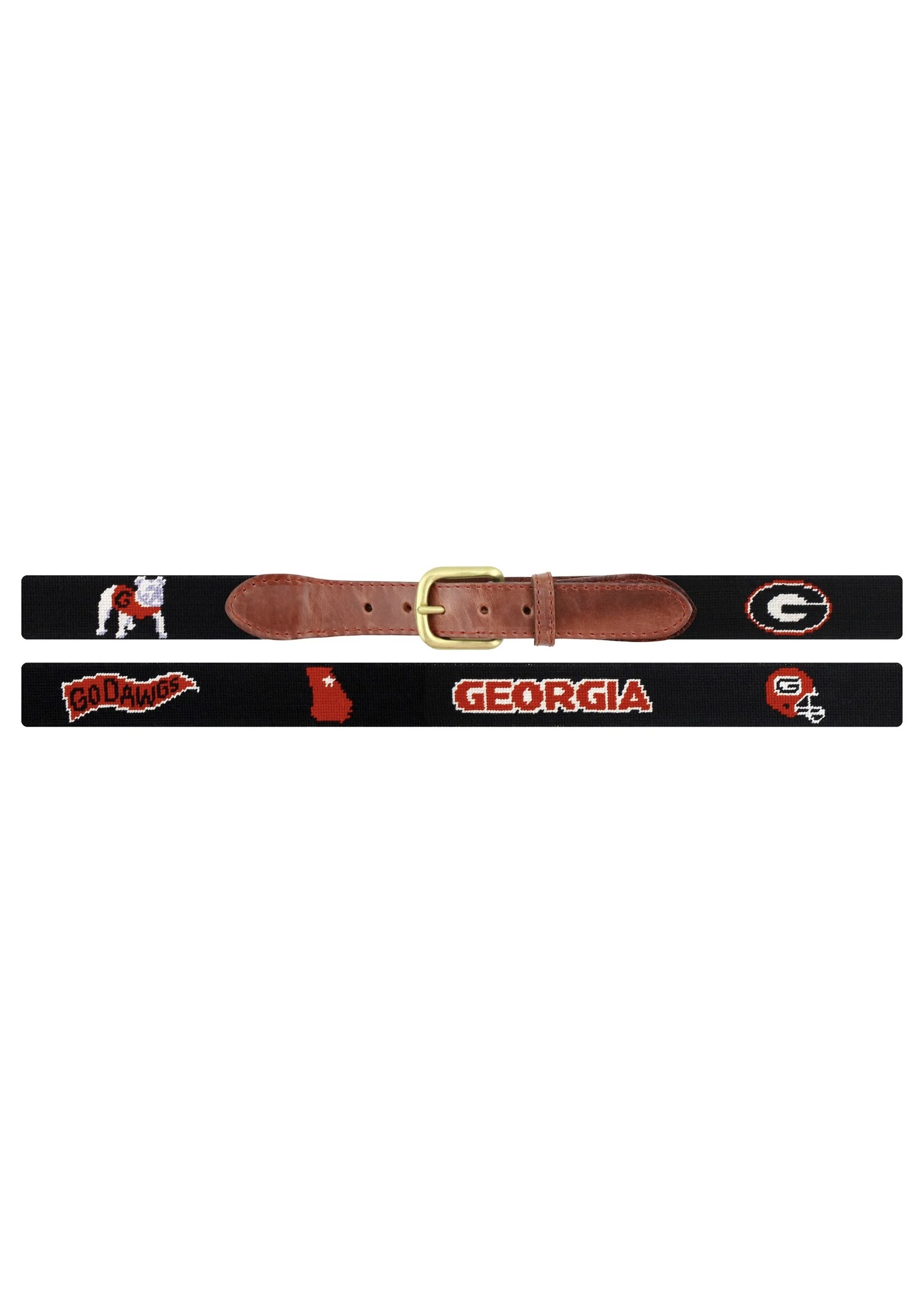 Smathers & Branson Georgia Life Needlepoint Belt