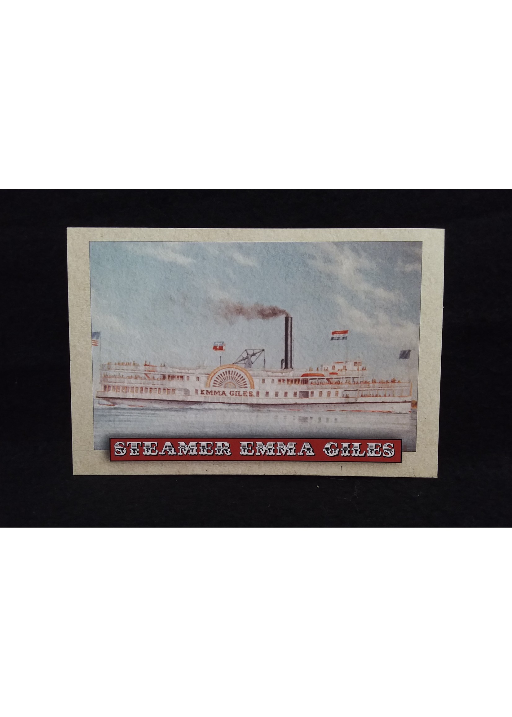 Postcard Steamer Emma Giles