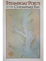 SEM 30% OFF ORIGINAL PRICE!! Posters, Chesapeake Bay Steamer Ports - 30% OFF