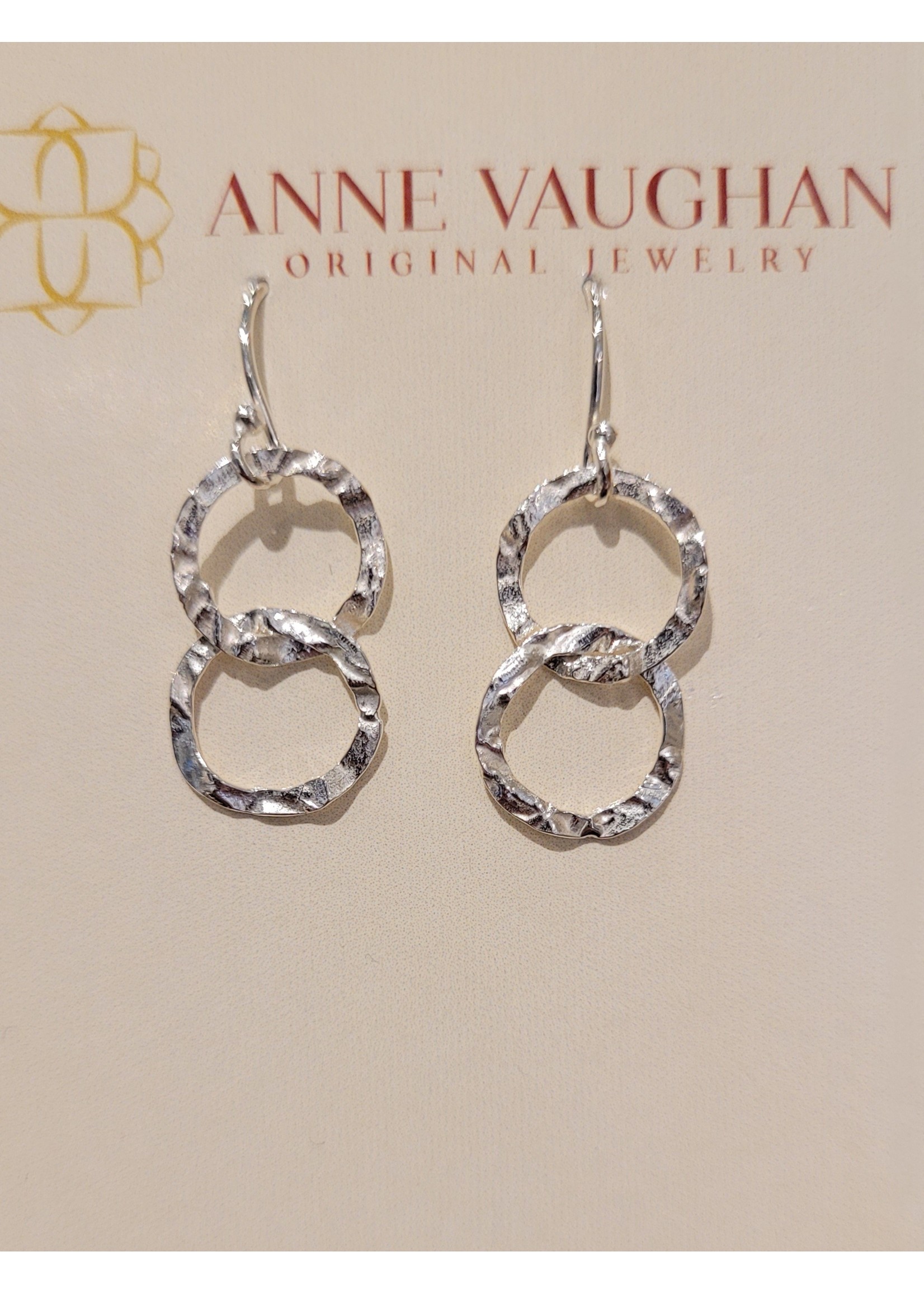 Anne Vaughan Designs Earrings, Totality double hoop