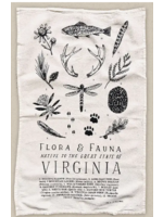 Faire - The Wild Wanderer VA Field Guide Tea Towel