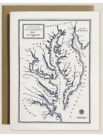 Faire - The Wild Wanderer Chesapeake Bay Map Greeting Card