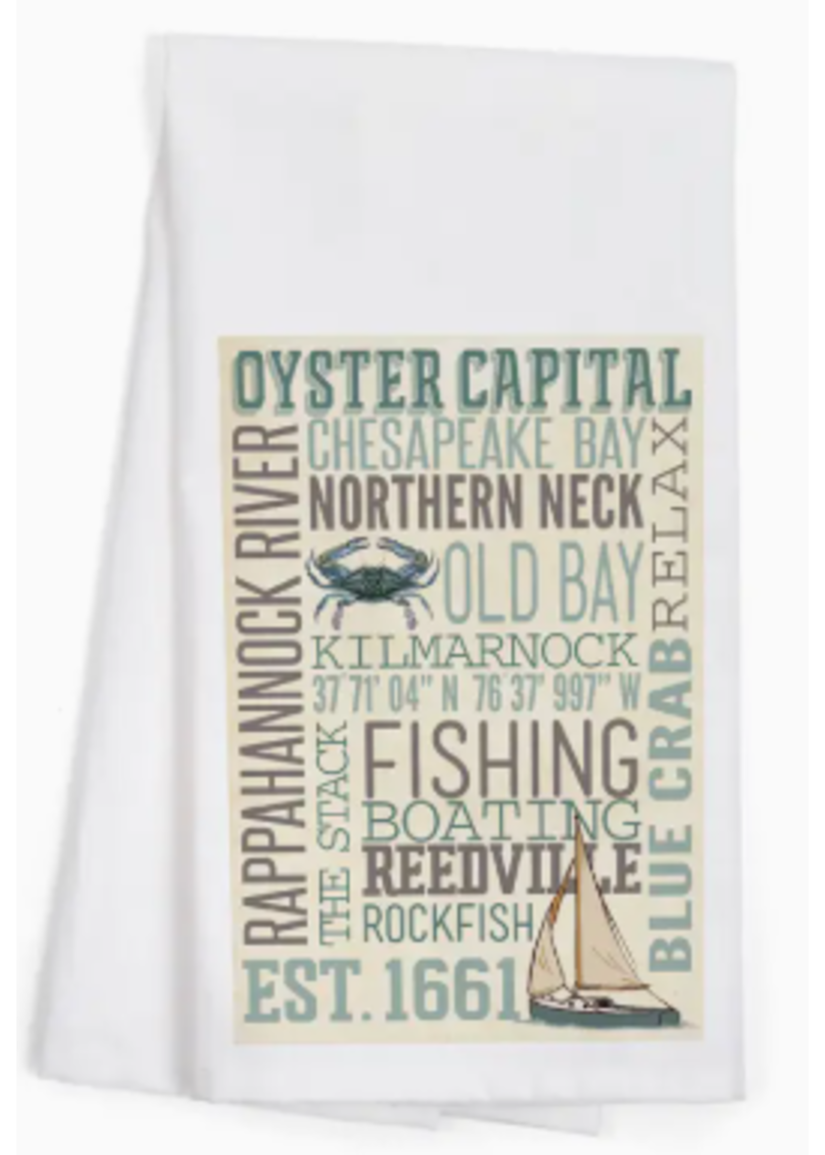 Faire - Lantern Press Tea Towel, NNK VA