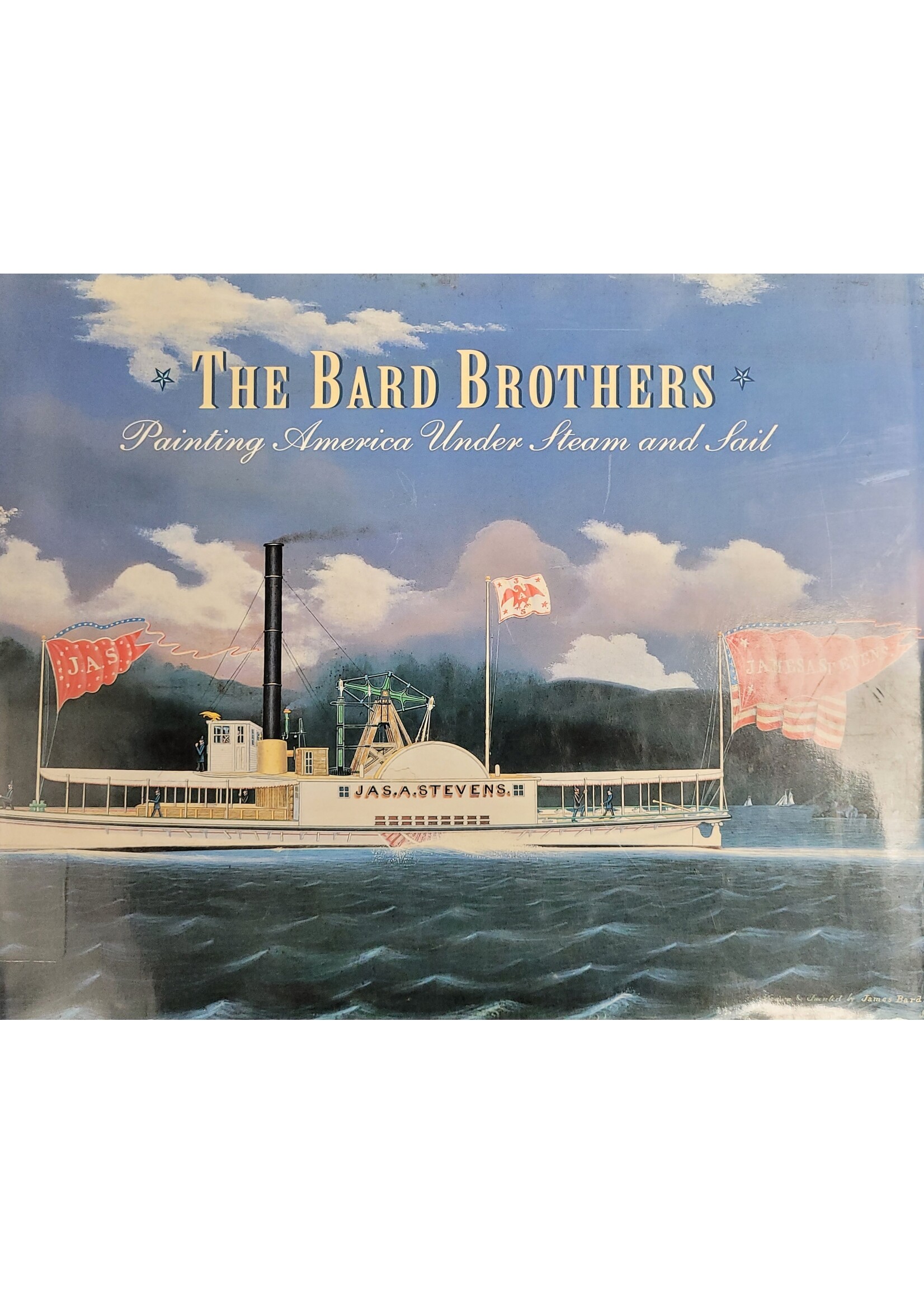 Library Overflow The Bard Brothers Painting American under Steam and Sail USED