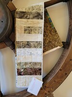 Blue Nose Creative Quilted Runner, 7.5" x 38.5" Earthy Batik