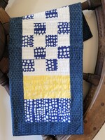Blue Nose Creative Quilted Runner 12" x 28" Big Stitch quilting