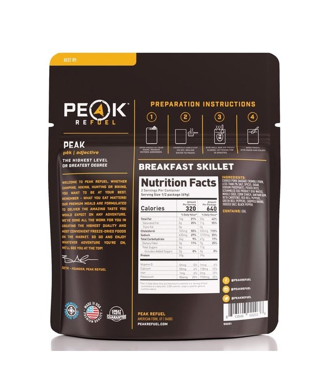 Peak Refuel- Breakfast Skillet