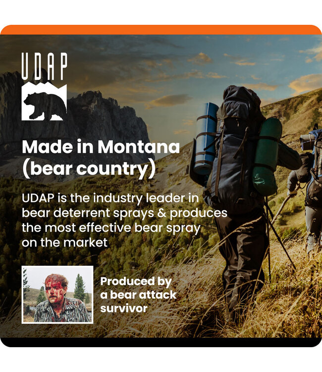 Bear Spray 7.9oz 2 Pack w/ Griz Guard Holster