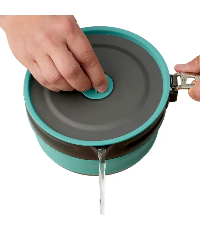 Frontier UL Collapsible Pouring Pot 2.2L AquaSea Blue