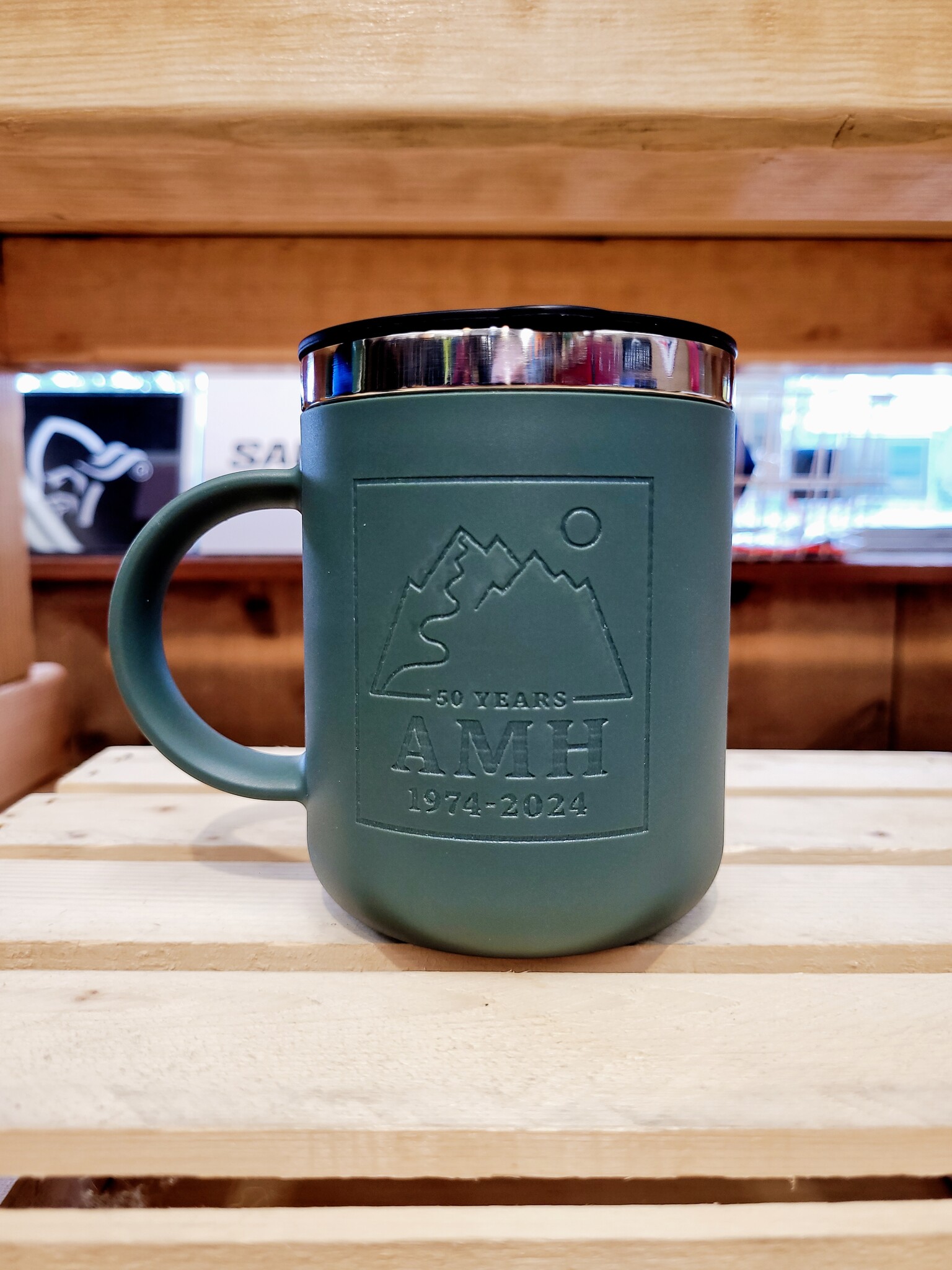 AMH 50th 12oz Mug - Alaska Mountaineering & Hiking