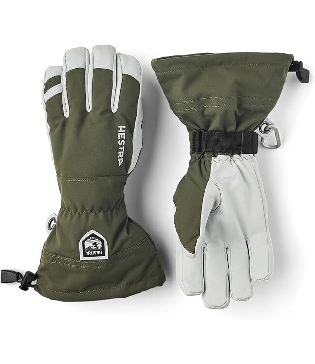 Army Leather Heli Ski Glove