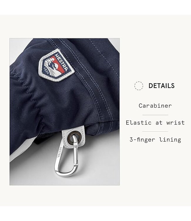 Army Leather Heli Ski 3 Finger