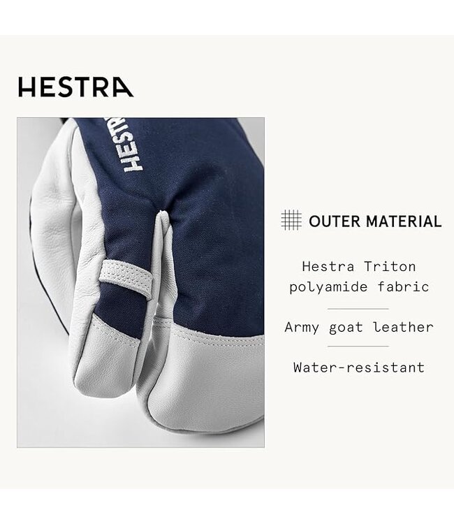 Army Leather Heli Ski 3 Finger