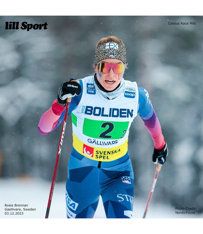 Celsius Race Mitt - Rosie