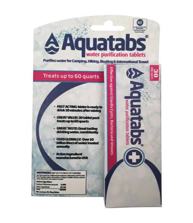 MSR Aquatabs 30pack