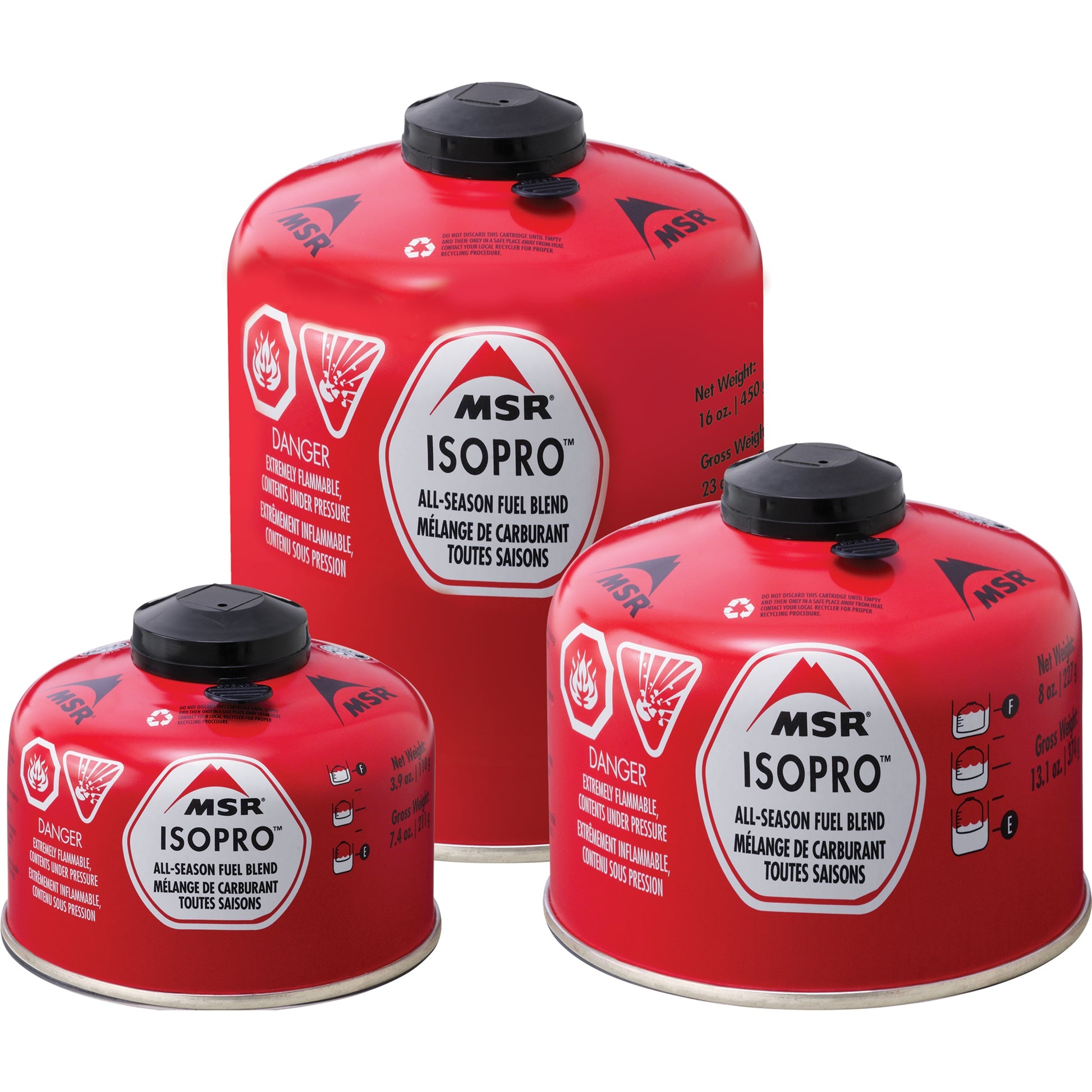 Isopro Canister Fuel, 8oz - Alaska Mountaineering & Hiking