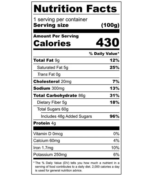 Apple Crisp, 100g