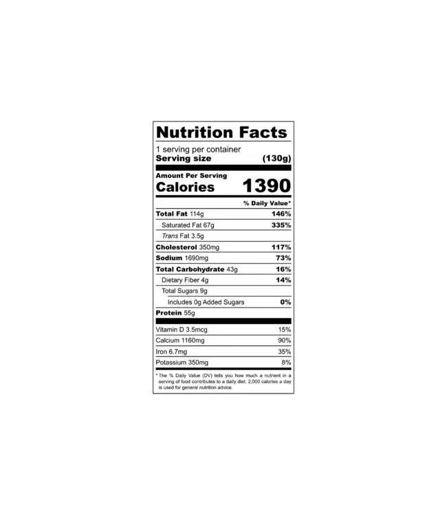 Pasta Alfredo, 130g