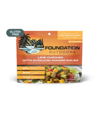 Foundation Lime Chicken with Avocado, Mango Salsa Meal, 130g