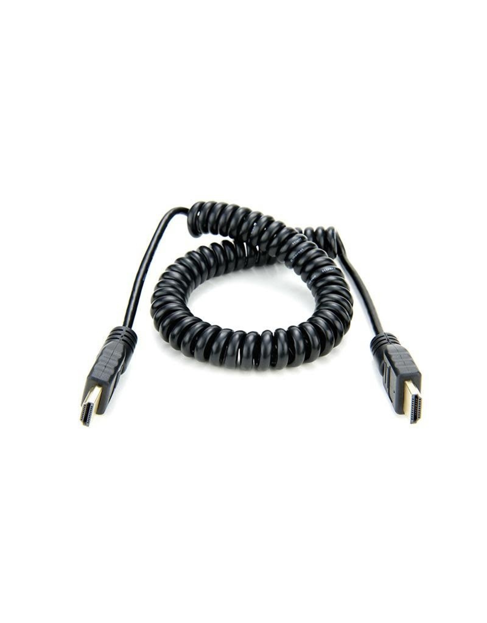 Atomos Atomos coiled Mini to Full HDMI cable in 50cm/19” length. Fits IQ4 150.