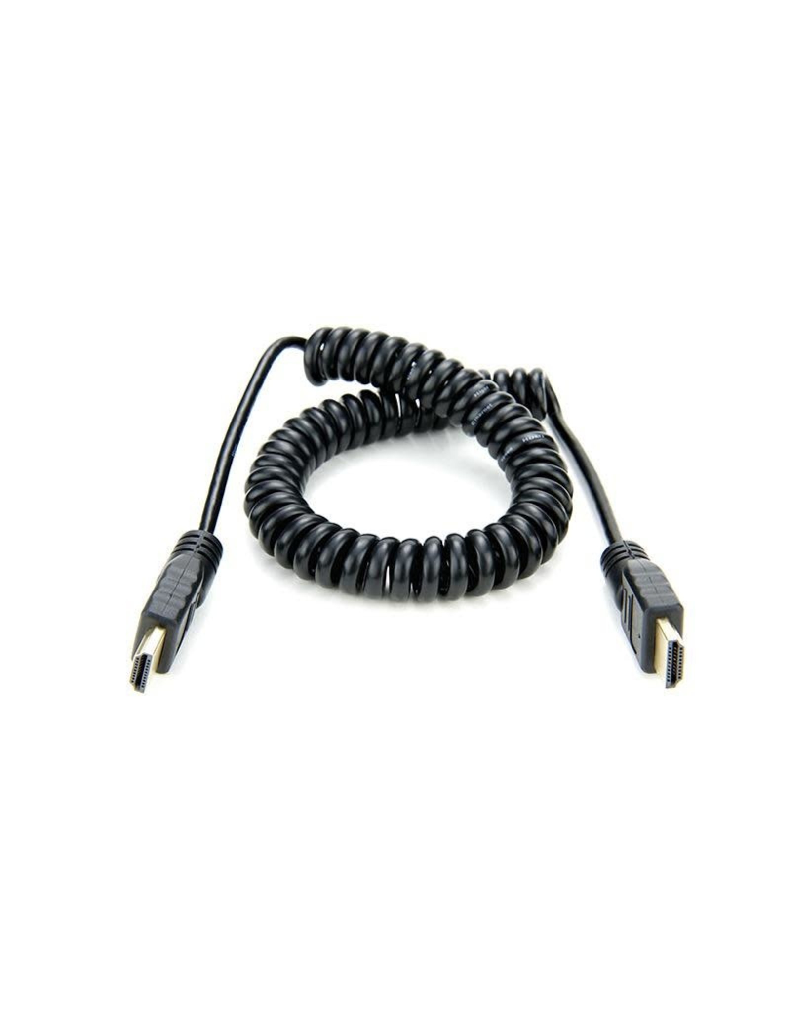 Atomos coiled Mini to Full HDMI cable in 50cm/19” length. Fits IQ4 150.  *ON SALE NOW