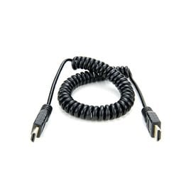 Atomos Atomos coiled Mini to Full HDMI cable in 50cm/19” length. Fits IQ4 150.