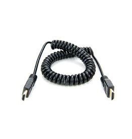 Atomos coiled Mini to Full HDMI cable in 50cm/19” length. Fits IQ4 150.  *ON SALE NOW
