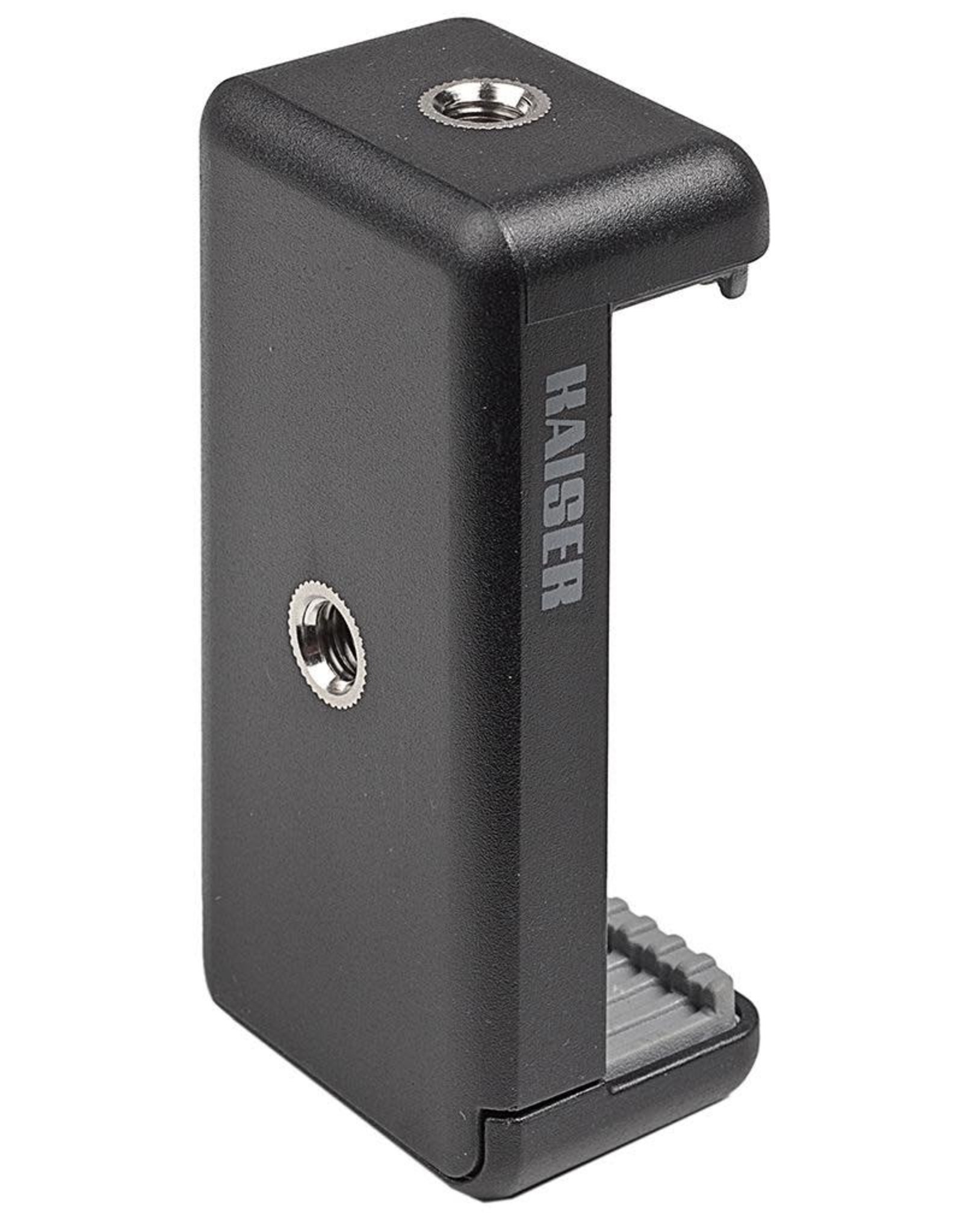 Kaiser Kaiser Smartphone Holder, Clamp span 56-85 mm (2.2 - 3.5 in.), with two tripod threads 1/4"