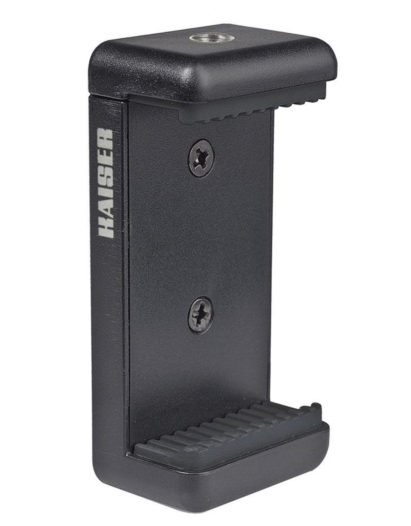 Kaiser Kaiser Smartphone Holder, Clamp span 56-85 mm (2.2 - 3.5 in.), with two tripod threads 1/4"