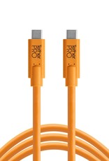 Tether Tools TetherPro USB-C to USB-C, 15' (4.6m), High-Visibility Orange