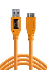 Tether Tools TetherPro USB 3.0 to Micro-B, 15' (4.6m), High-Visibility Orange